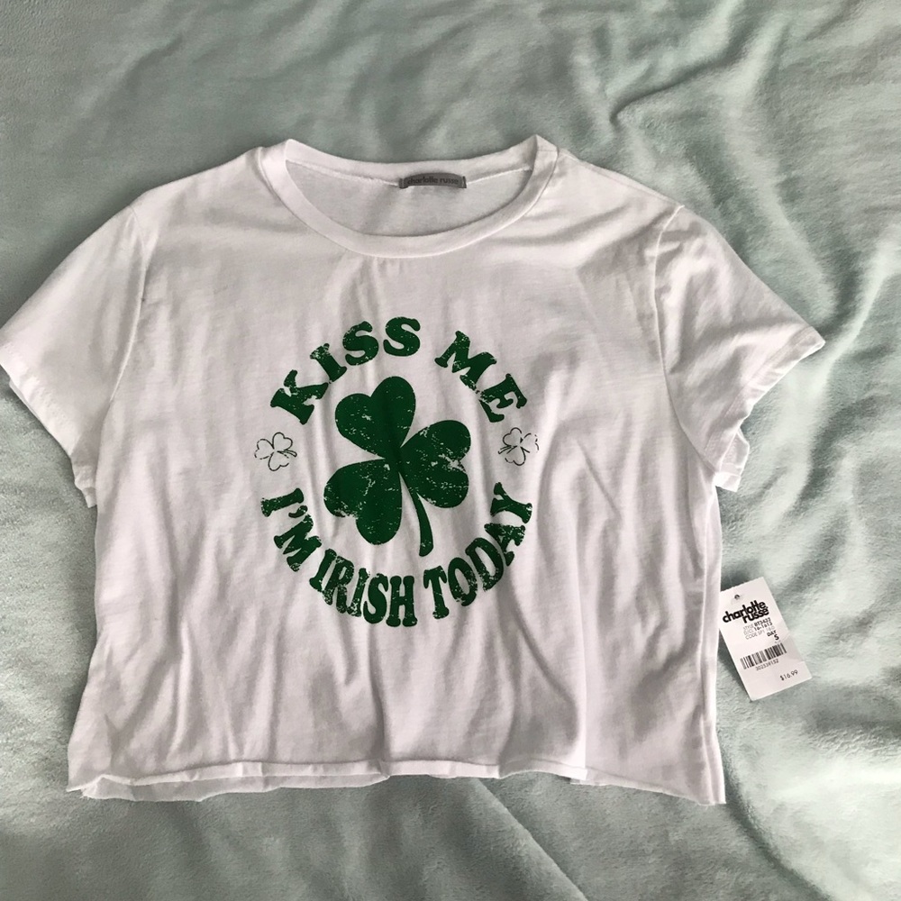 St. Patrick’s day cropped T-shirt